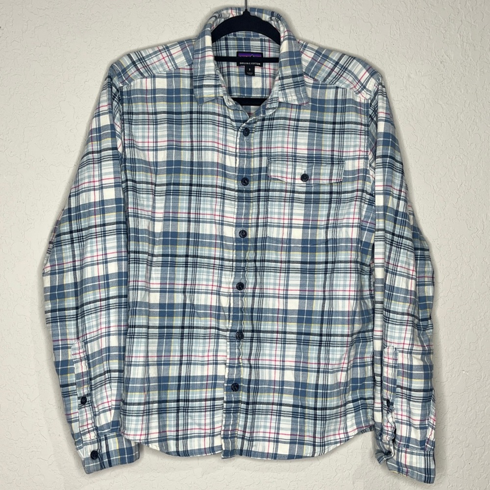 Patagonia‎ Mens Organic Cotton Lightweight LS Flannel Shirt Size S